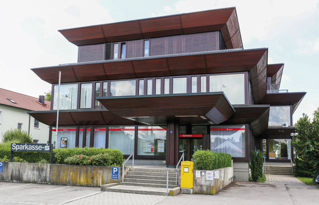 Ehemalige Zweigstelle der Sparkasse Moosburg Foto: Stalag-Neustadt-Museum